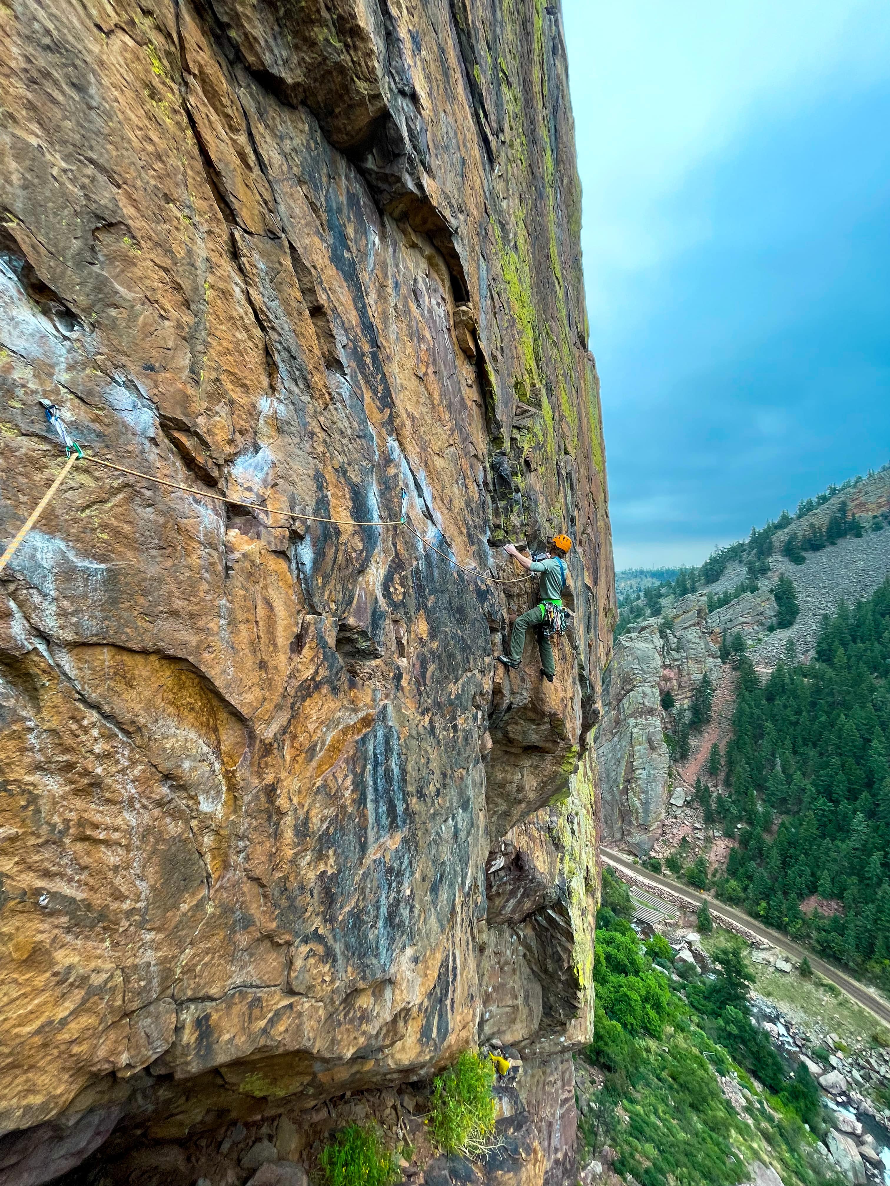 Climbers in Eldorado Canyon