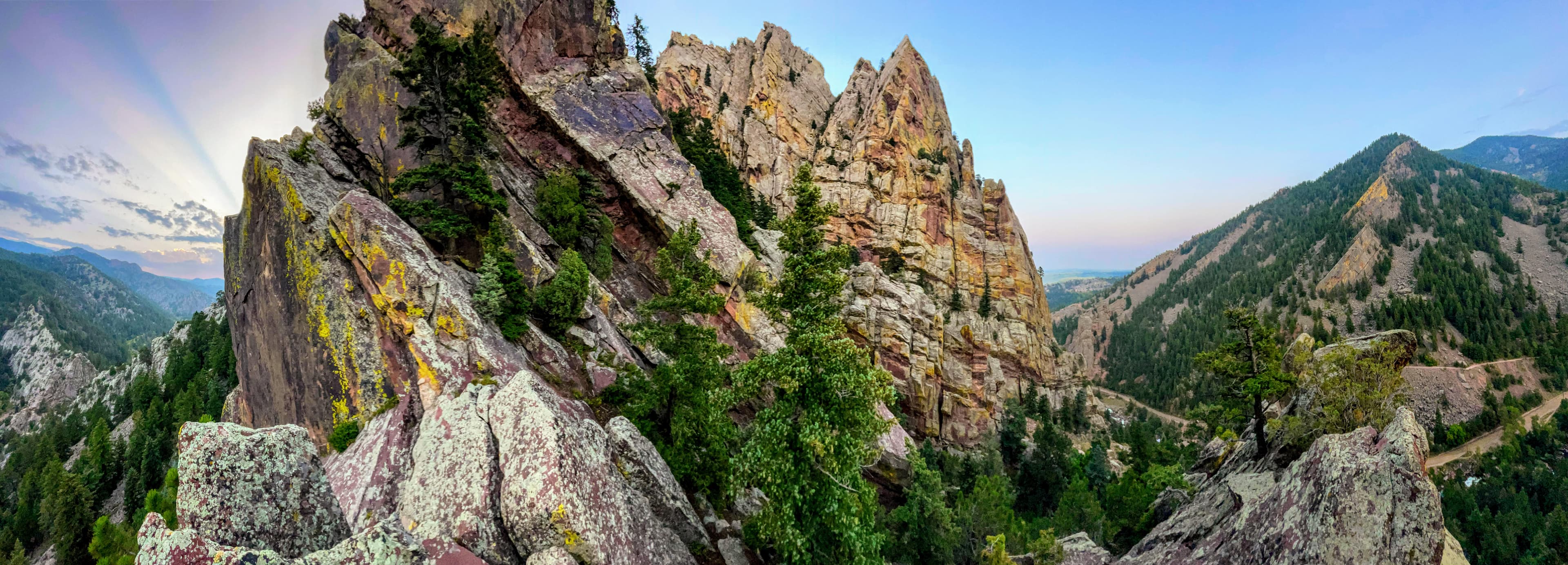 Eldorado Canyon State Park climbing area