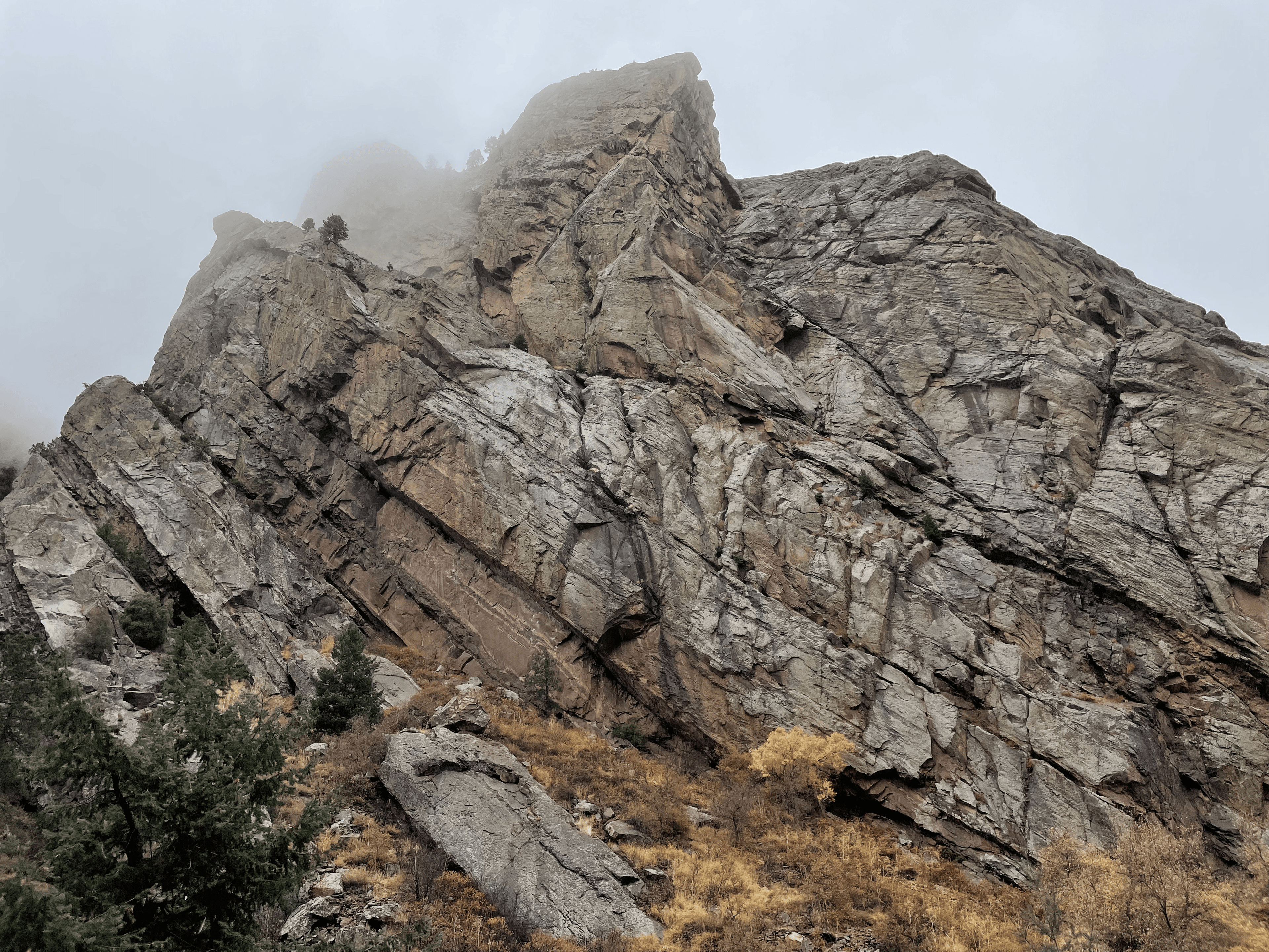 Eldorado Canyon State Park climbing area